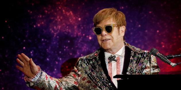 Elton John piano
