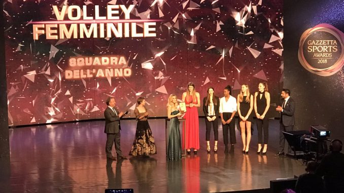 Foto Nazionale Femminile ai Gazzetta Sports Awards